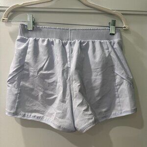 CALIA Light Blue Women's Mid Rise Infinity Run Short